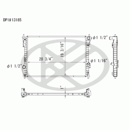 Koyorad A13185 Radiator