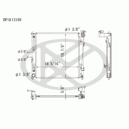 Koyorad A13189 Radiator