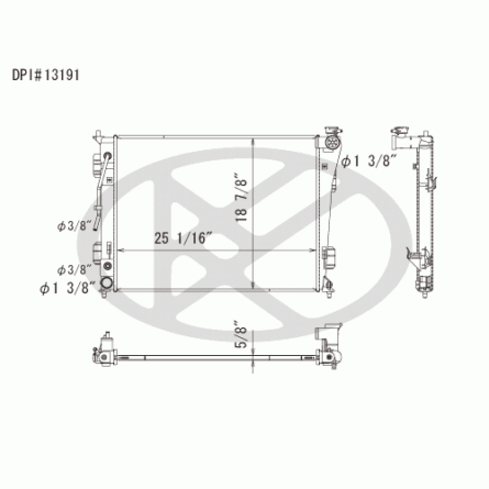 Koyorad A13191 Radiator