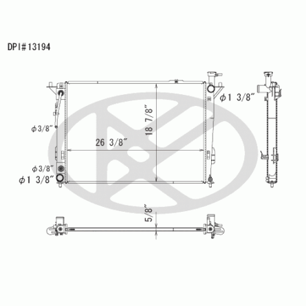 Koyorad A13194 Radiator