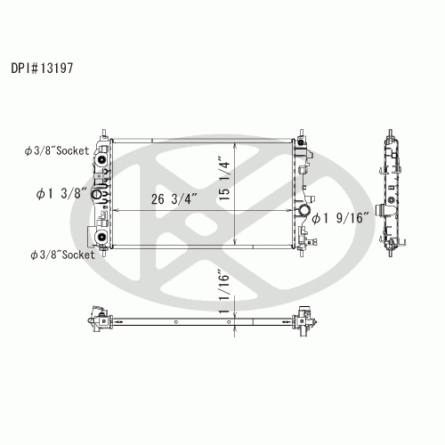 Koyorad A13197 Radiator