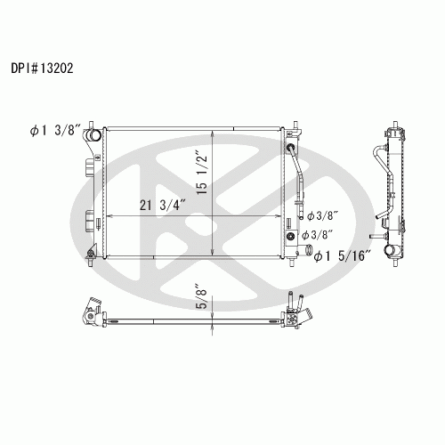 Koyorad A13202 Radiator