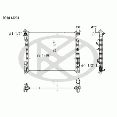 Koyorad A13204 Radiator