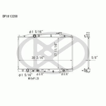 Koyorad A13208 Radiator