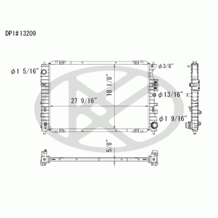 Koyorad A13209 Radiator