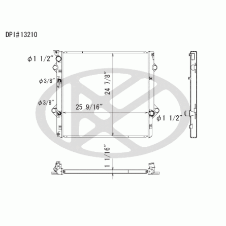 Koyorad A13210 Radiator