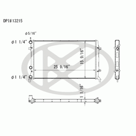 Koyorad A13215 Radiator