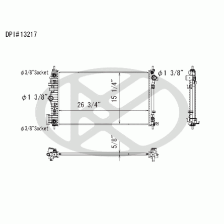 Koyorad A13217 Radiator