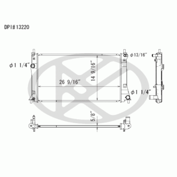 Koyorad A13220 Radiator