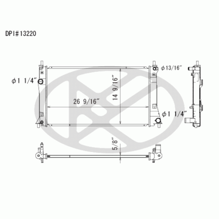 Koyorad A13220 Radiator