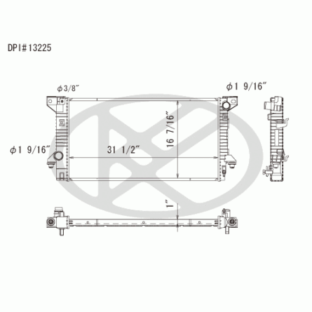 Koyorad A13225 Radiator