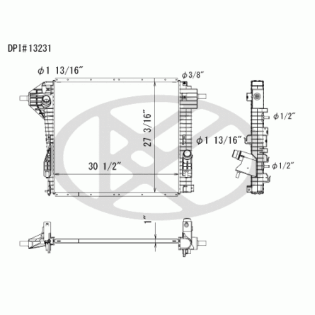 Koyorad A13231 Radiator