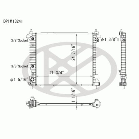 Koyorad A13241 Radiator