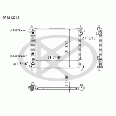 Koyorad A13243 Radiator