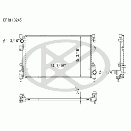 Koyorad A13245 Radiator