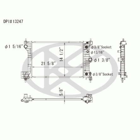 Koyorad A13247 Radiator