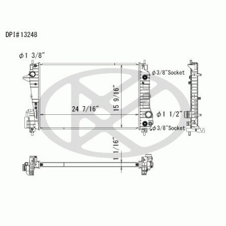 Koyorad A13248 Radiator