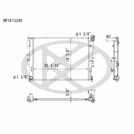 Koyorad A13249 Radiator