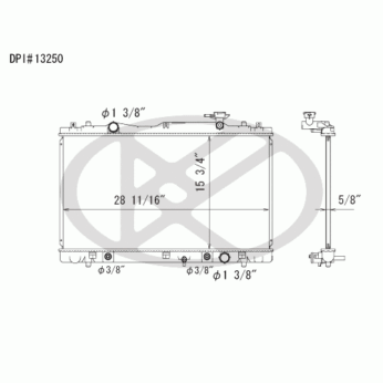 Koyorad A13250 Radiator