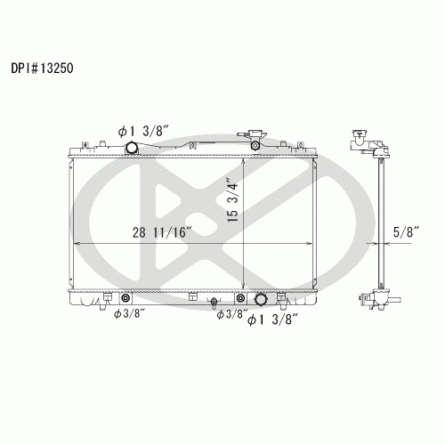 Koyorad A13250 Radiator