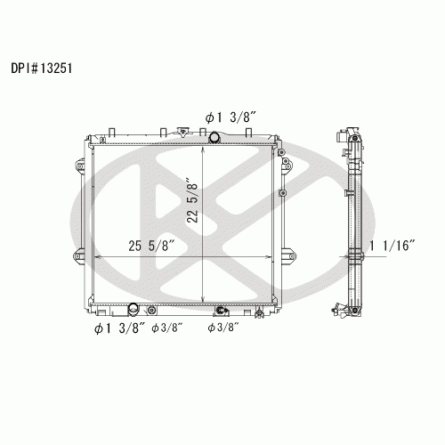 Koyorad A13251 Radiator