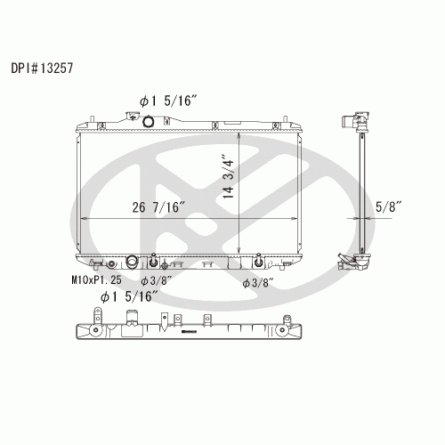 Koyorad A13257 Radiator