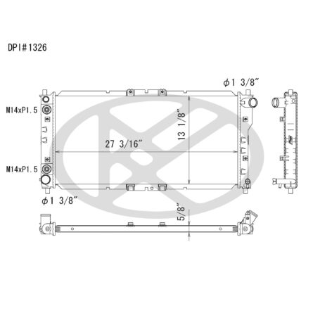 Koyorad A1326 Radiator