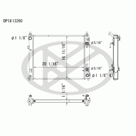 Koyorad A13260 Radiator