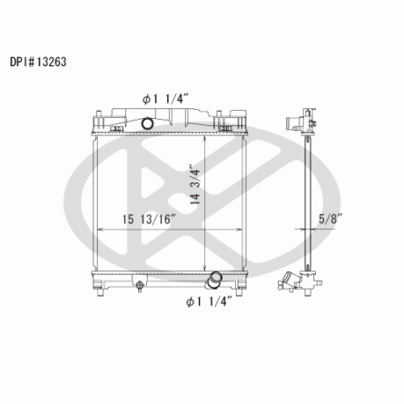 Koyorad A13263 Radiator