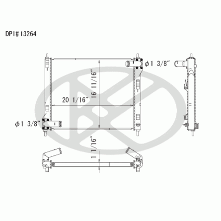 Koyorad A13264 Radiator