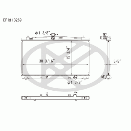 Koyorad A13269 Radiator