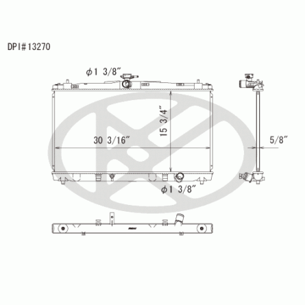 Koyorad A13270 Radiator