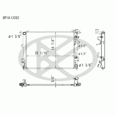 Koyorad A13282 Radiator