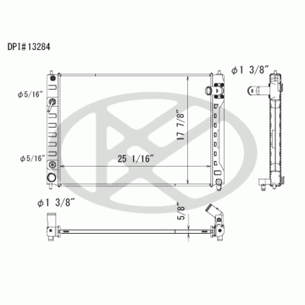 Koyorad A13284 Radiator