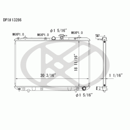 Koyorad A13286 Radiator