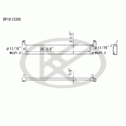 Koyorad A13300 Radiator