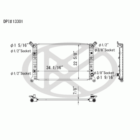 Koyorad A13301 Radiator