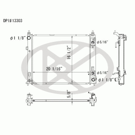 Koyorad A13303 Radiator