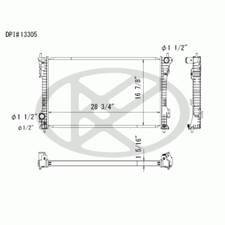 Koyorad A13305 Radiator