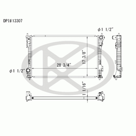 Koyorad A13307 Radiator