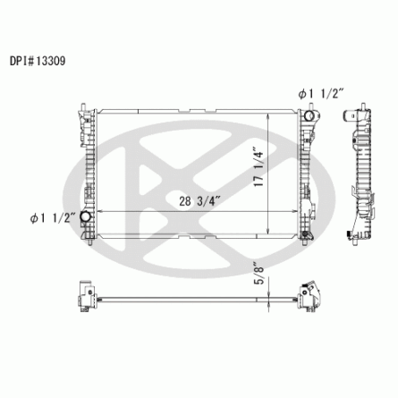 Koyorad A13309 Radiator