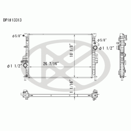 Koyorad A13313 Radiator