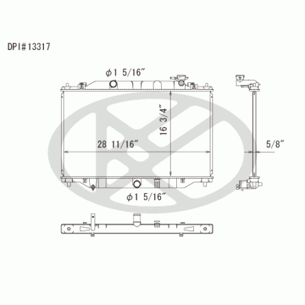 Koyorad A13317 Radiator