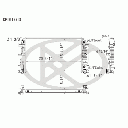 Koyorad A13318 Radiator