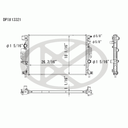 Koyorad A13321 Radiator