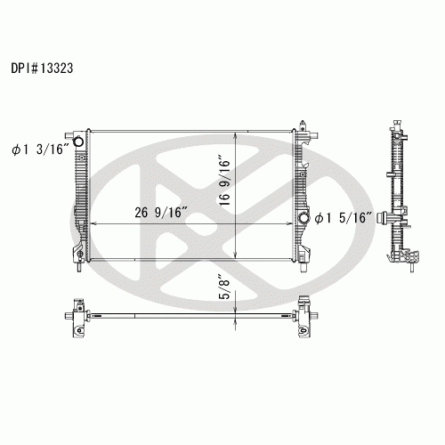 Koyorad A13323 Radiator