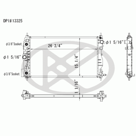 Koyorad A13325 Radiator