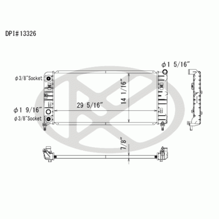 Koyorad A13326 Radiator