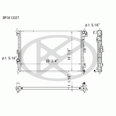 Koyorad A13327 Radiator