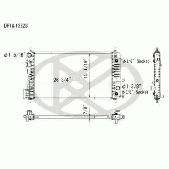 Koyorad A13328 Radiator